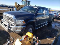 Salvage trucks for sale at Brighton, CO auction: 2017 Dodge RAM 3500 Longhorn