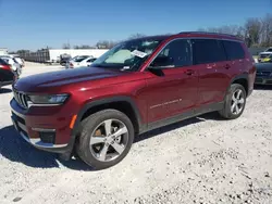 Salvage cars for sale from Copart New Braunfels, TX: 2021 Jeep Grand Cherokee L Limited