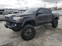 Salvage cars for sale from Copart Sun Valley, CA: 2017 Toyota Tacoma Double Cab