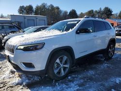 Salvage cars for sale from Copart Mendon, MA: 2022 Jeep Cherokee Limited