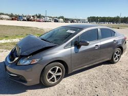 Salvage cars for sale at Houston, TX auction: 2015 Honda Civic SE