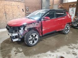 Salvage cars for sale from Copart Ebensburg, PA: 2019 Jeep Compass Limited