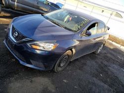 Salvage cars for sale at New Britain, CT auction: 2017 Nissan Sentra S