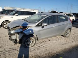 Salvage cars for sale from Copart Haslet, TX: 2017 Ford Fiesta SE