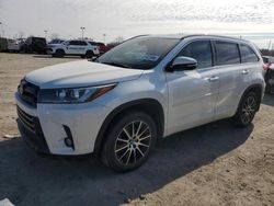 Salvage cars for sale from Copart Indianapolis, IN: 2017 Toyota Highlander SE