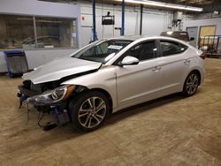 Salvage cars for sale at Wheeling, IL auction: 2017 Hyundai Elantra SE