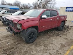 Salvage cars for sale at Wichita, KS auction: 2018 GMC Canyon SLT