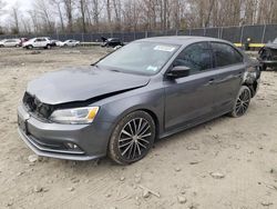 Volkswagen salvage cars for sale: 2016 Volkswagen Jetta Sport