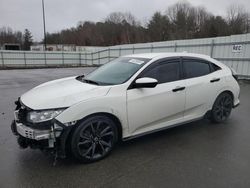 Salvage cars for sale at Assonet, MA auction: 2018 Honda Civic Sport