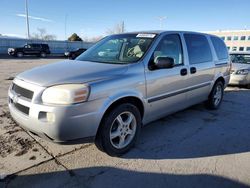 Chevrolet salvage cars for sale: 2007 Chevrolet Uplander LS