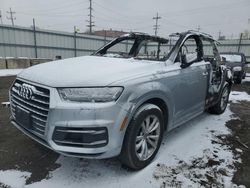 Salvage cars for sale from Copart Chicago Heights, IL: 2019 Audi Q7 Premium