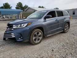 Salvage cars for sale from Copart Prairie Grove, AR: 2019 Toyota Highlander Limited