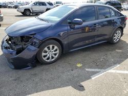 Toyota Corolla LE salvage cars for sale: 2021 Toyota Corolla LE