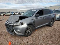 Mitsubishi Outlander salvage cars for sale: 2017 Mitsubishi Outlander ES