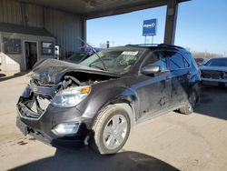 Chevrolet Equinox LT salvage cars for sale: 2016 Chevrolet Equinox LT