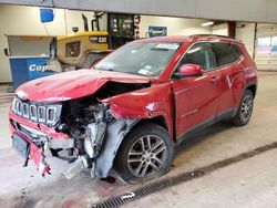 Salvage cars for sale at Angola, NY auction: 2018 Jeep Compass Latitude