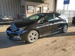 Salvage cars for sale at Fort Wayne, IN auction: 2017 Chevrolet Cruze LT
