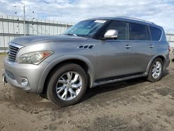 Salvage cars for sale at Bakersfield, CA auction: 2011 Infiniti QX56