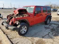 Salvage cars for sale from Copart Oklahoma City, OK: 2017 Jeep Wrangler Unlimited Sport