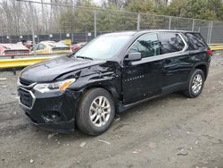 Salvage cars for sale at Waldorf, MD auction: 2020 Chevrolet Traverse LS