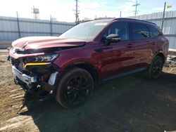 Salvage cars for sale at Chicago Heights, IL auction: 2023 KIA Sorento SX