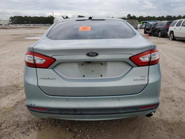 2013 Ford Fusion SE Hybrid