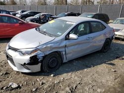 Salvage cars for sale at Waldorf, MD auction: 2014 Toyota Corolla L