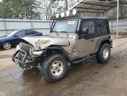 Salvage cars for sale at Austell, GA auction: 2003 Jeep Wrangler / TJ SE