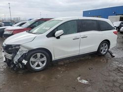 Salvage cars for sale from Copart Woodhaven, MI: 2020 Honda Odyssey EX