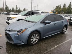 Salvage cars for sale from Copart Rancho Cucamonga, CA: 2021 Toyota Corolla LE