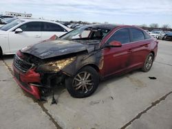 Salvage cars for sale at Grand Prairie, TX auction: 2017 Hyundai Sonata SE
