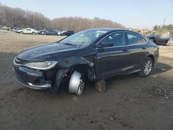 Salvage cars for sale at Windsor, NJ auction: 2015 Chrysler 200 Limited