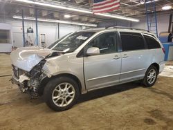 Salvage cars for sale at Wheeling, IL auction: 2005 Toyota Sienna XLE