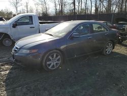 Salvage cars for sale from Copart Waldorf, MD: 2004 Acura TSX