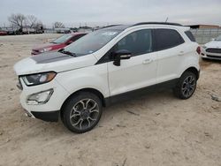 Vehiculos salvage en venta de Copart Haslet, TX: 2019 Ford Ecosport SES
