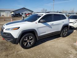 Salvage cars for sale from Copart Dyer, IN: 2014 Jeep Cherokee Trailhawk
