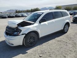 Salvage cars for sale at Las Vegas, NV auction: 2020 Dodge Journey SE