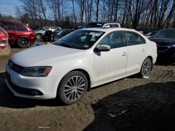 Salvage cars for sale at Candia, NH auction: 2012 Volkswagen Jetta SEL