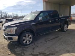 Ford salvage cars for sale: 2018 Ford F150 Supercrew