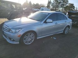 Mercedes-Benz C-Class salvage cars for sale: 2009 Mercedes-Benz C300