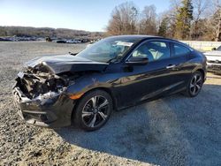 Salvage cars for sale from Copart Concord, NC: 2018 Honda Civic Touring