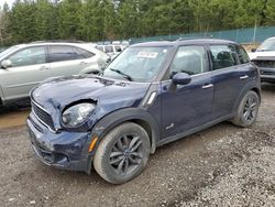 Salvage cars for sale from Copart Graham, WA: 2013 Mini Cooper S Countryman