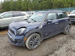 Vehiculos salvage en venta de Copart Graham, WA: 2013 Mini Cooper S Countryman