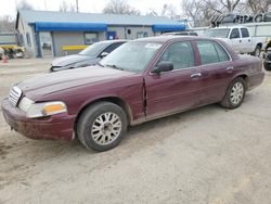 Salvage cars for sale at Wichita, KS auction: 2008 Ford Crown Victoria LX