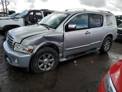 Salvage cars for sale at San Martin, CA auction: 2005 Infiniti QX56