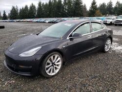 Tesla salvage cars for sale: 2018 Tesla Model 3