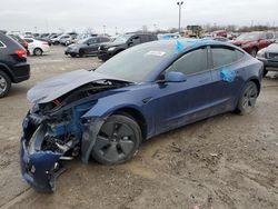 Salvage cars for sale at Indianapolis, IN auction: 2021 Tesla Model 3