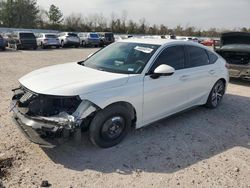 Salvage cars for sale from Copart Houston, TX: 2024 Honda Civic LX