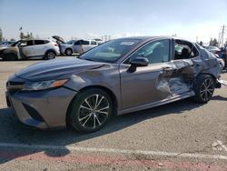 Salvage cars for sale from Copart Rancho Cucamonga, CA: 2020 Toyota Camry SE