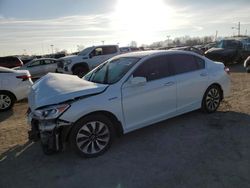 Salvage cars for sale from Copart Indianapolis, IN: 2017 Honda Accord Hybrid EXL